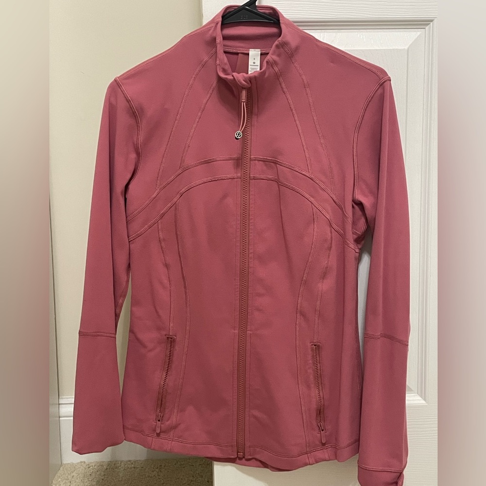 Size 8 Pink Lululemon Define Jacket